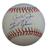 Dual Signed Cal Ripken Jr. and Bill Ripken ROMLB